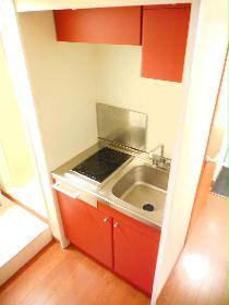 Kitchen. Since the electric stove is also safe for the first time living alone.