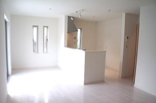 Kitchen. Living viewed from the kitchen