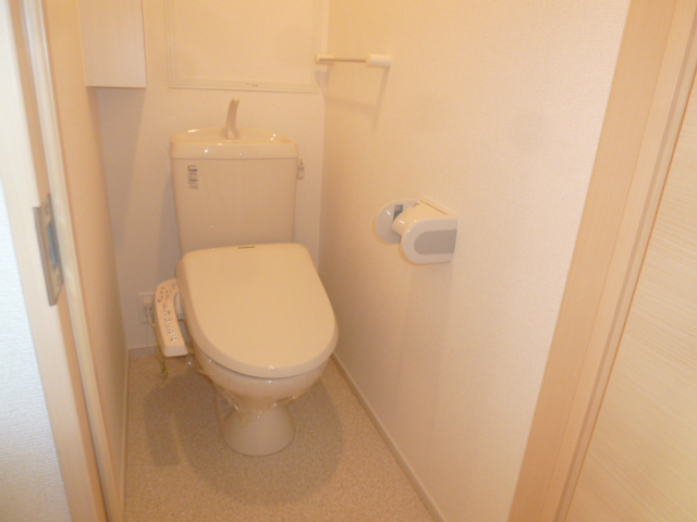 Toilet. With storage