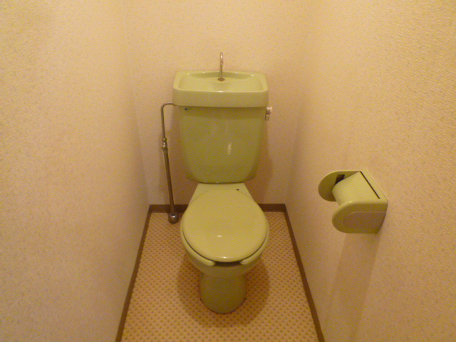 Toilet. ■ ■ Green toilet is fashionable ne !! ■ ■