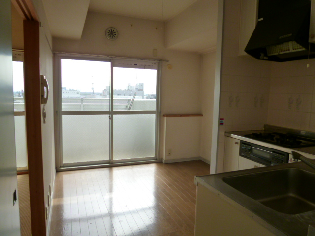 Living and room. It is bright because it is south