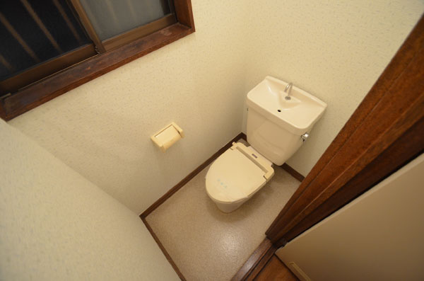 Toilet. Toilet room with cleanliness.