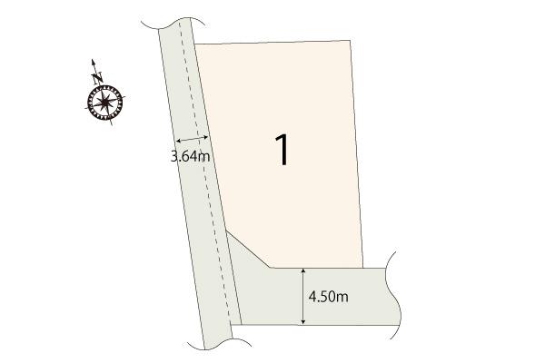 Compartment figure. 25,480,000 yen, 4LDK, Land area 198.42 sq m , Building area 106.82 sq m compartment view