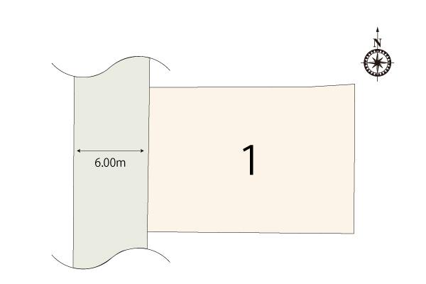 Compartment figure. 24,980,000 yen, 4LDK, Land area 200 sq m , Building area 105.98 sq m subdivision compartment view