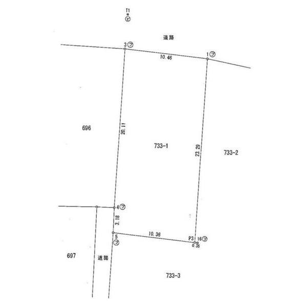 Compartment figure. Land price 2.9 million yen, Land area 242.73 sq m