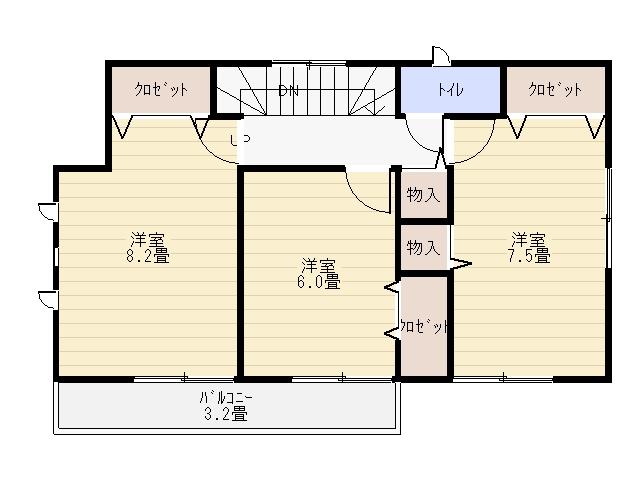 Floor plan. 19,990,000 yen, 4LDK, Land area 185.84 sq m , It is a building area of 98.01 sq m 2F