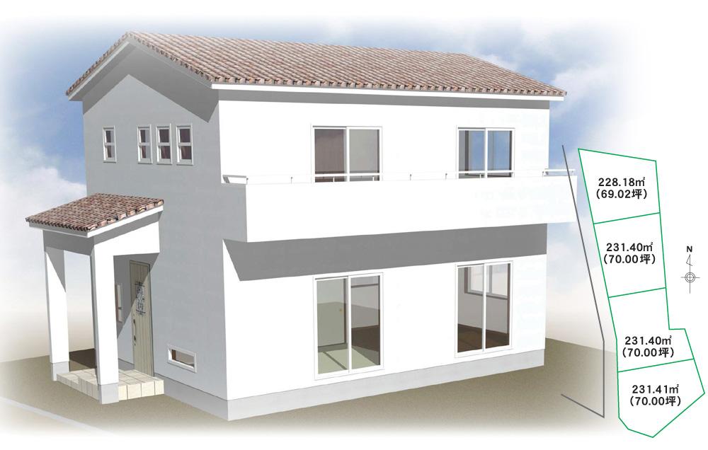 The entire compartment Figure. Building plan example Building price 15.4 million yen