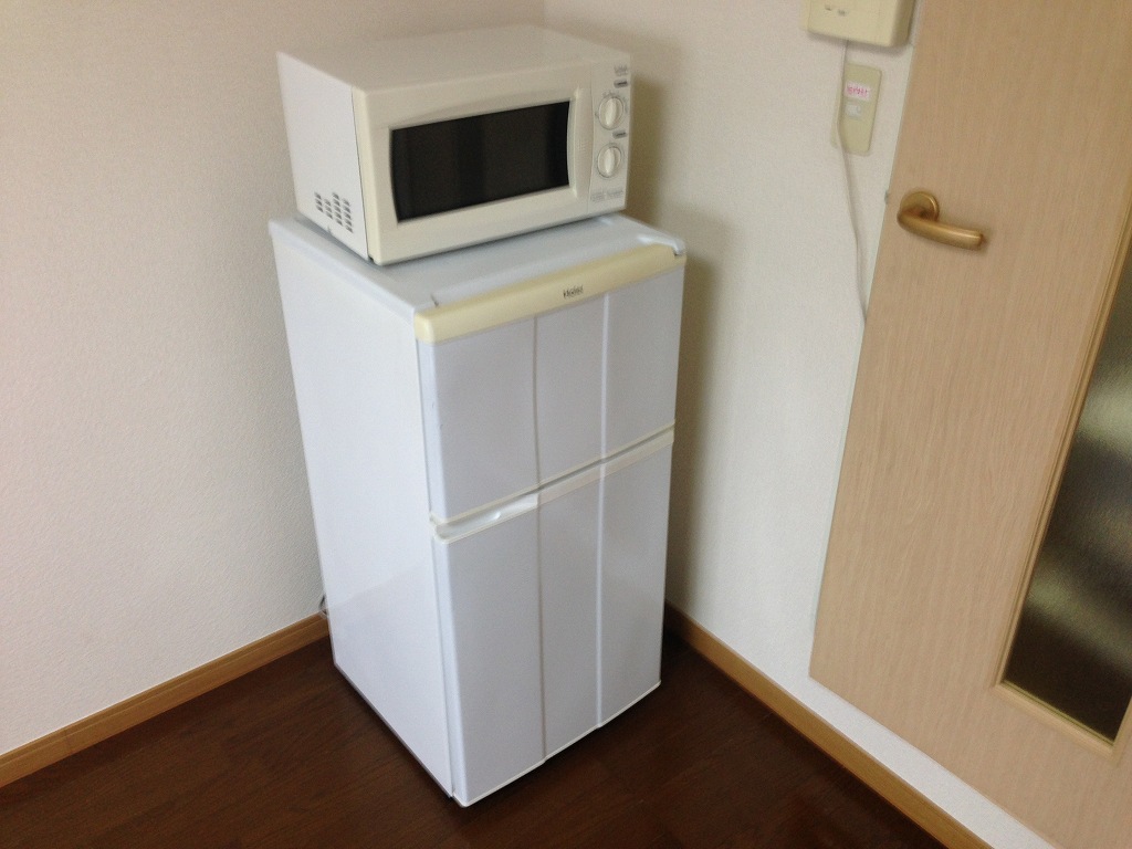 Other Equipment. microwave, Also it comes with a refrigerator.