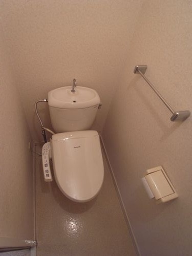 Toilet. Warm water washing toilet seat