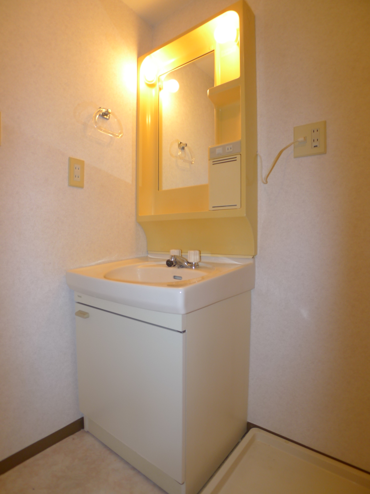 Washroom. Independent wash basin