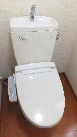 Toilet. Washlet Installed