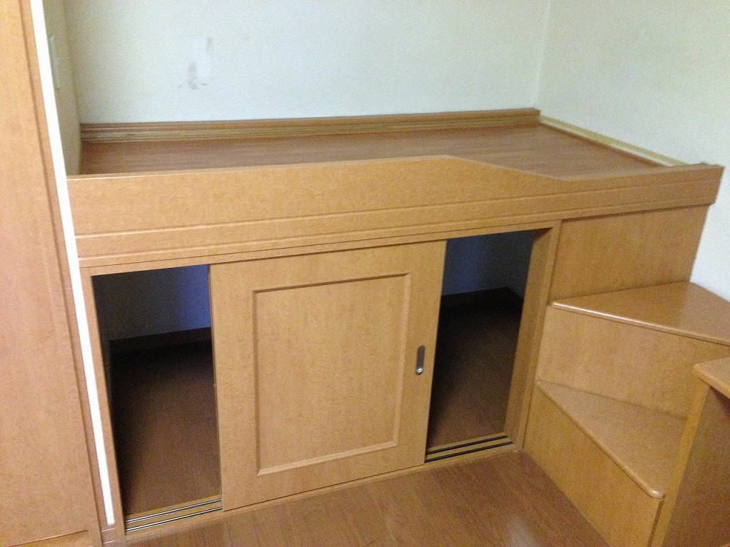 Other Equipment. Even under the bed, Storage space jewels.