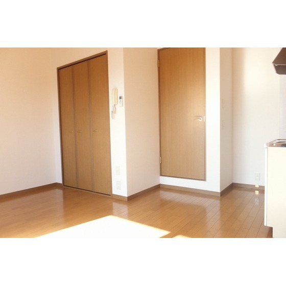 Living and room. The photograph is a separate room.