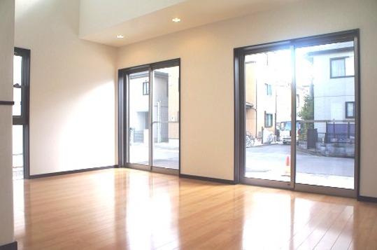 Living. The window is a bright living large.