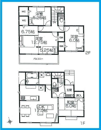 Floor plan. 27,900,000 yen, 4LDK, Land area 151 sq m , Building area 99.77 sq m