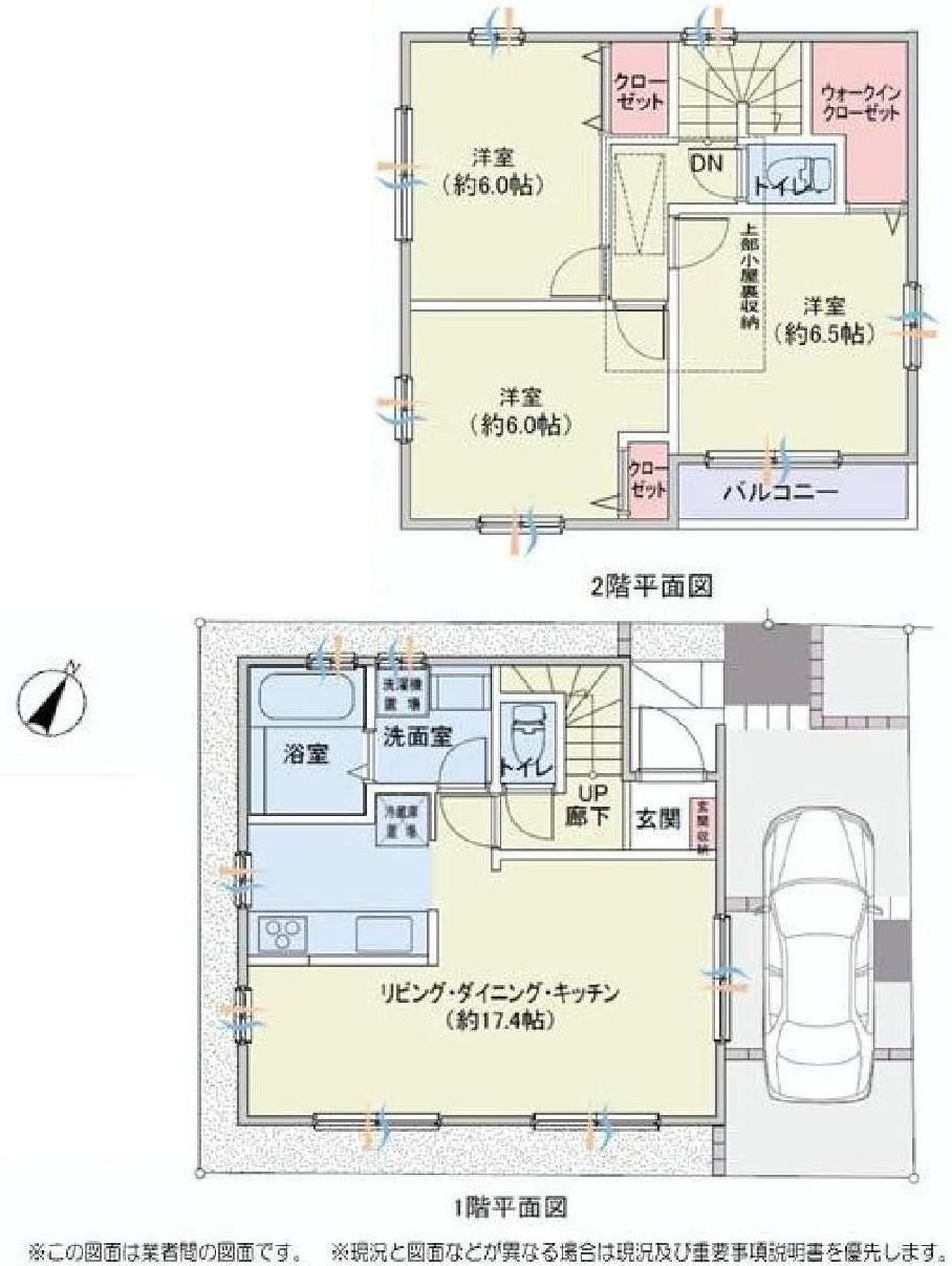 Floor plan. 28.8 million yen, 3LDK, Land area 78.71 sq m , Building area 84.02 sq m