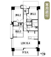 Floor: 3LDK + WIC, the occupied area: 71.02 sq m