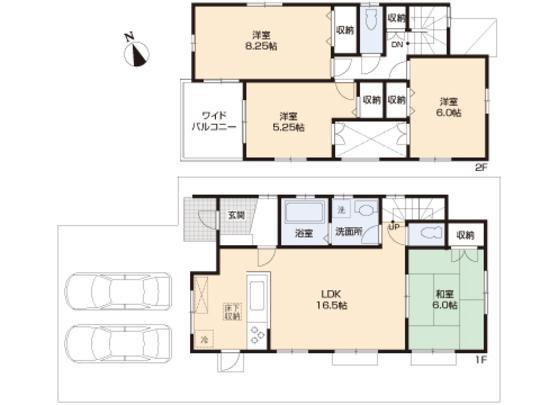 Floor plan. 29,900,000 yen, 4LDK, Land area 131.54 sq m , Building area 99.35 sq m floor plan