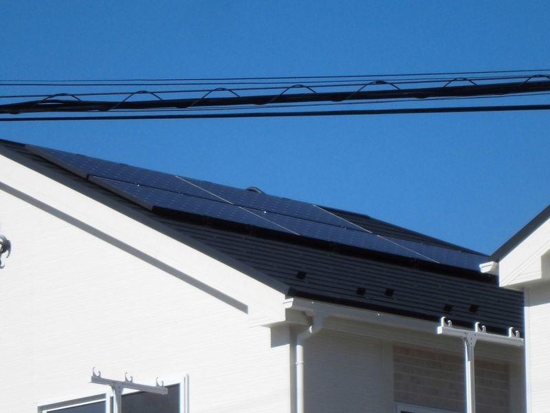 Local appearance photo. Solar panels