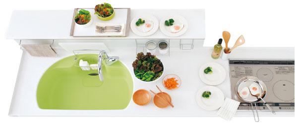 Same specifications photo (kitchen). YAMAHA system kitchen that was to enrich the design and functionality