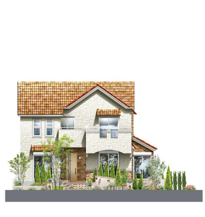 Rendering (appearance). Magnificent and pomp worthy of this land. Elegance of orange × white some streets