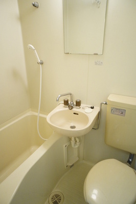 Bath. Cleaning Easy three-point unit bus