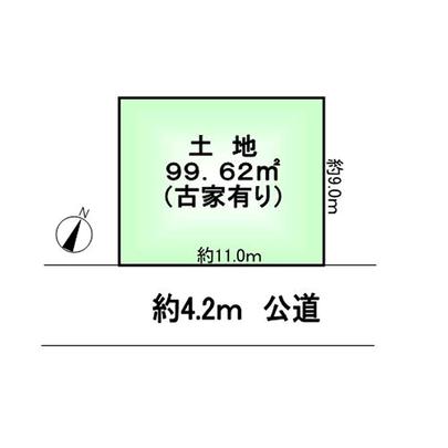 Compartment figure. Saitama Prefecture Koshigaya Oaza Yajuro