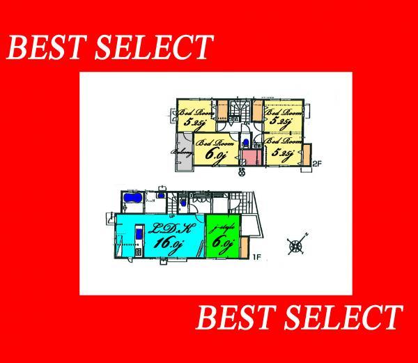 Floor plan. 31,900,000 yen, 4LDK, Land area 105.86 sq m , Building area 105.81 sq m