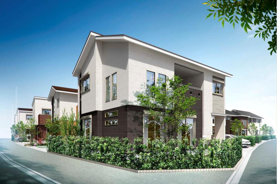 Rendering (appearance). Stylish appearance to the large site