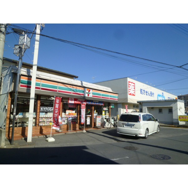 Convenience store. Seven-Eleven Koshigaya Miyamoto store up (convenience store) 64m