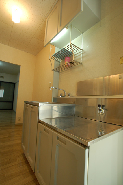 Kitchen. Ease dishes in the gas stove can be installed spacious kitchen