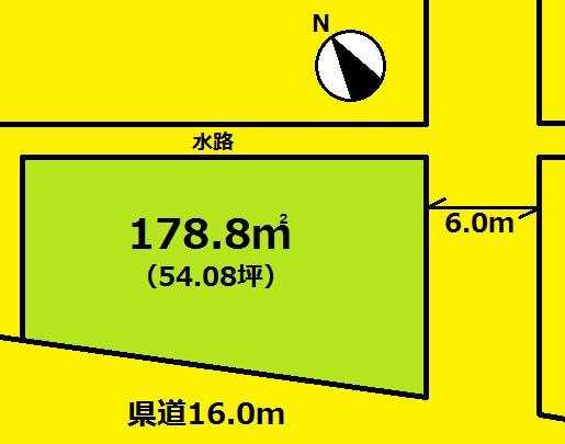 Compartment figure. Land price 22,800,000 yen, Land area 178.8 sq m