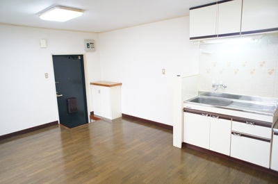 Kitchen. Gas stove is installed Allowed