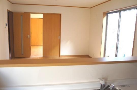 Living. Living room seen from the kitchen