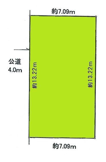 Compartment figure. Land price 10 million yen, Land area 93.72 sq m