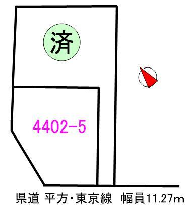 Compartment figure. Land price 14.8 million yen, Land area 227.07 sq m