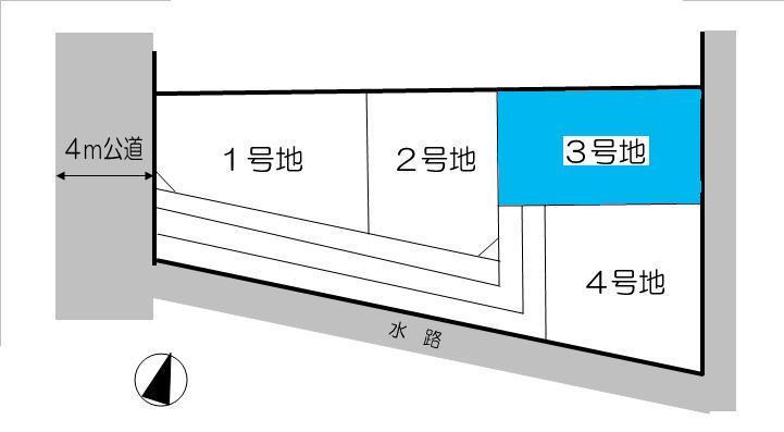 Compartment figure. Land price 11.8 million yen, Land area 289.64 sq m