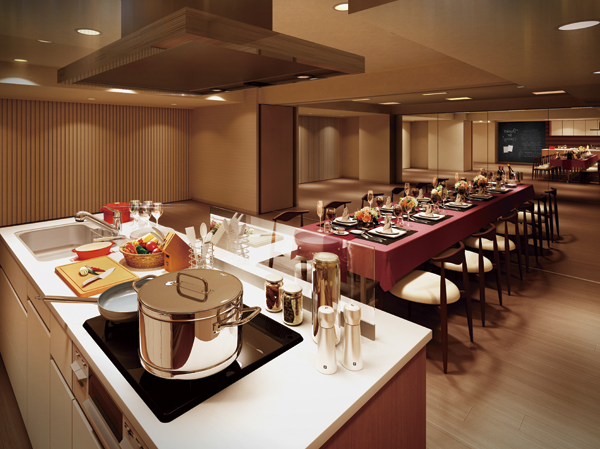 Party & Kitchen Studio Rendering