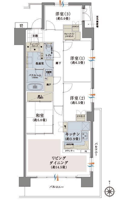 Floor: 4LDK + N + WIC + SIC, the occupied area: 95.65 sq m, Price: TBD
