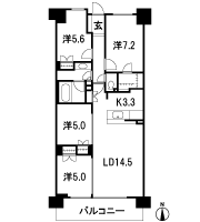 Floor: 4LDK + WIC, the occupied area: 84.87 sq m, Price: TBD