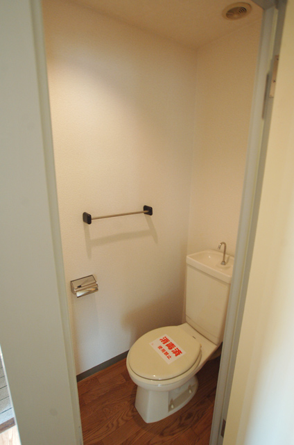 Toilet. Toilet clean impression