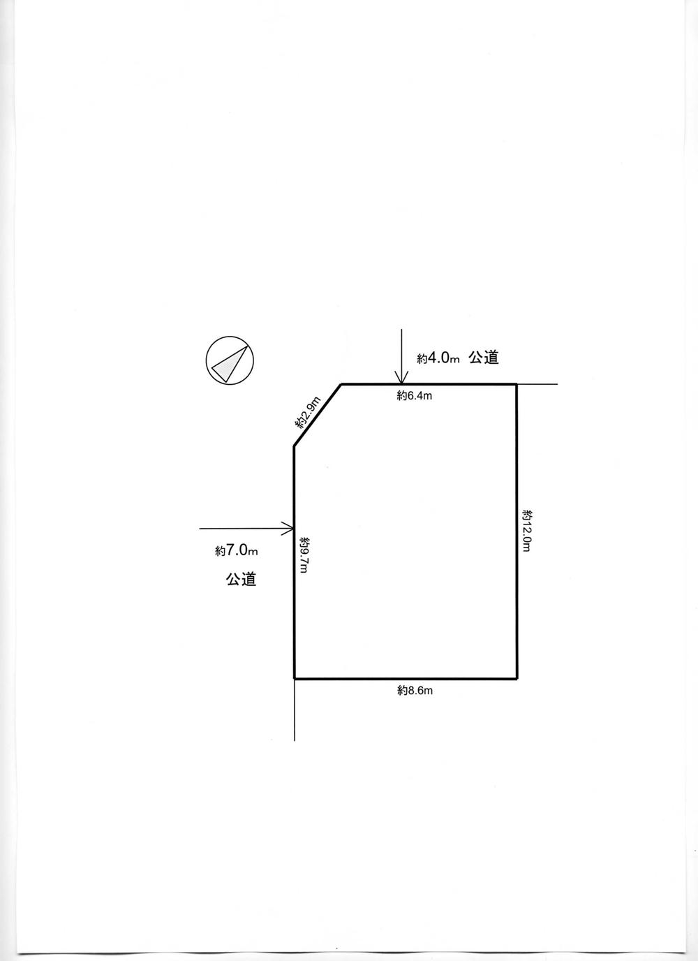 Compartment figure. Land price 24,800,000 yen, Land area 100.13 sq m