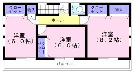 Floor plan. 35,800,000 yen, 4LDK, Land area 170.03 sq m , Building area 107.23 sq m 2 Building 2F