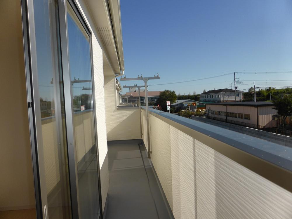 Balcony. Example of construction. South-facing balcony