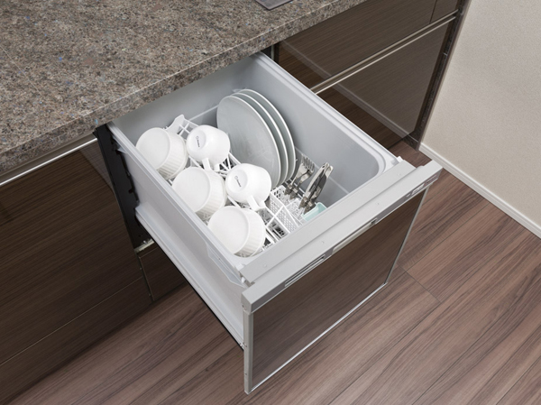 Kitchen.  [Built-in dishwasher] It soaked the "dirt in the mist + intermittent injection, It has adopted a floating and peel off "Panasonic built-in dishwasher.