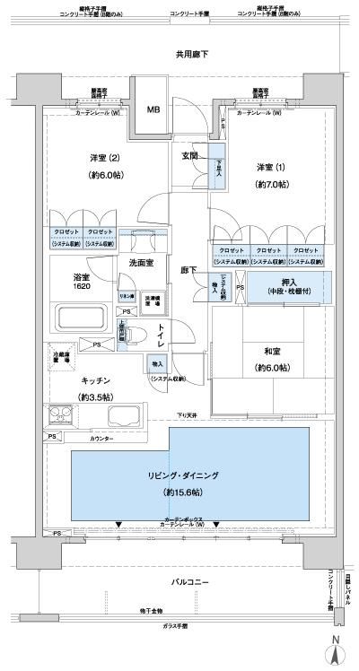Floor: 3LDK, occupied area: 85.78 sq m
