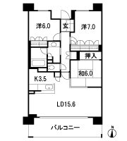 Floor: 3LDK, occupied area: 85.78 sq m