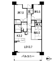 Floor: 3LDK + WIC, the occupied area: 76.02 sq m
