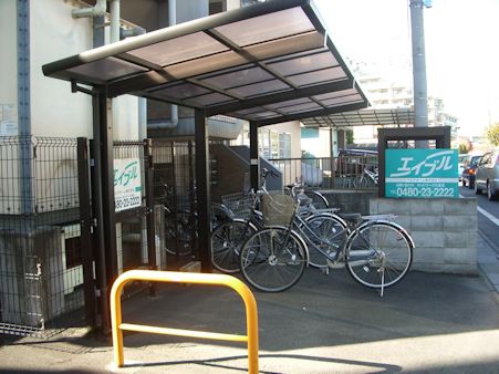 Other common areas. Place for storing bicycles