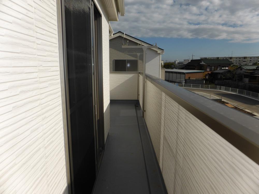 Balcony. Example of construction.